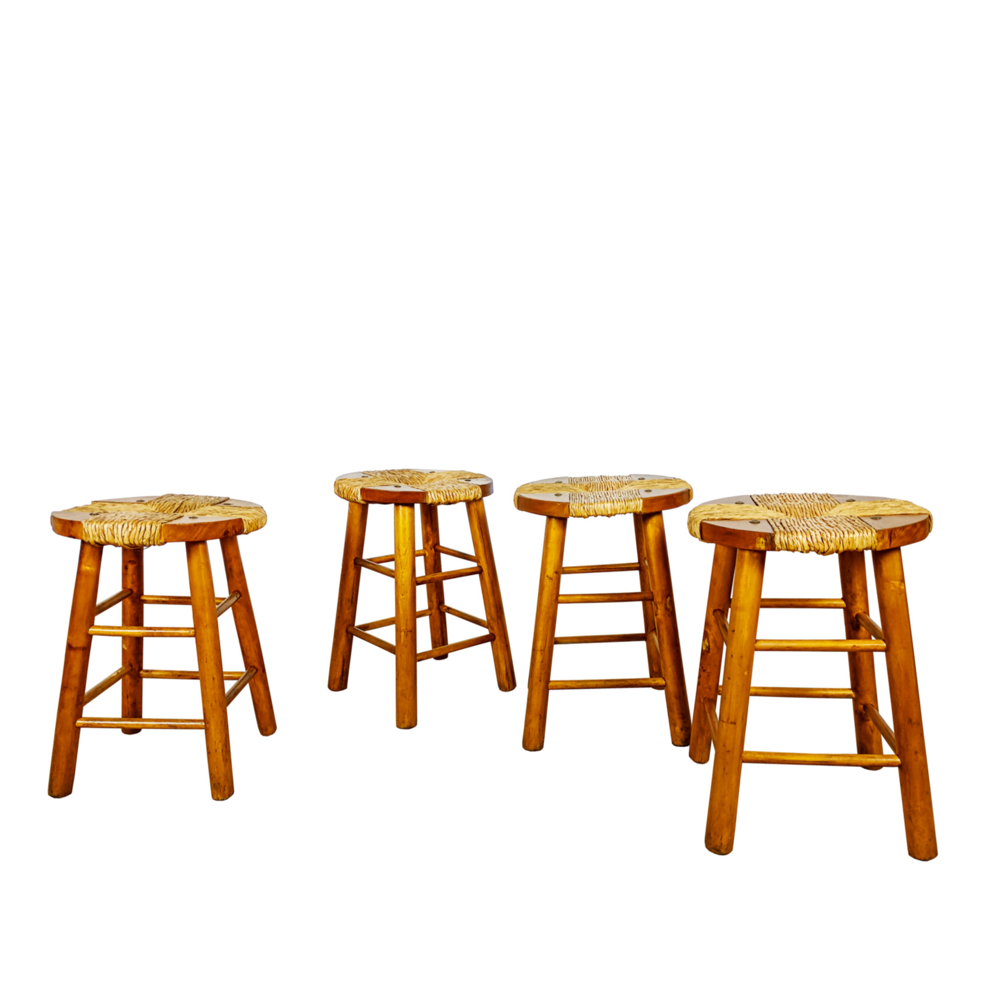 Set of 4 stools - Spain 1970